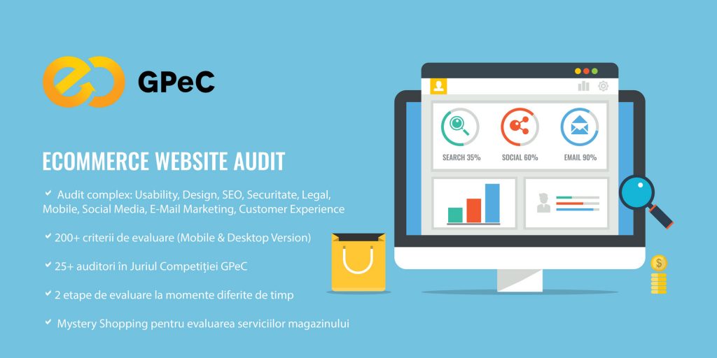 Audit de website e-commerce Competitia Magazinelor Online GPeC
