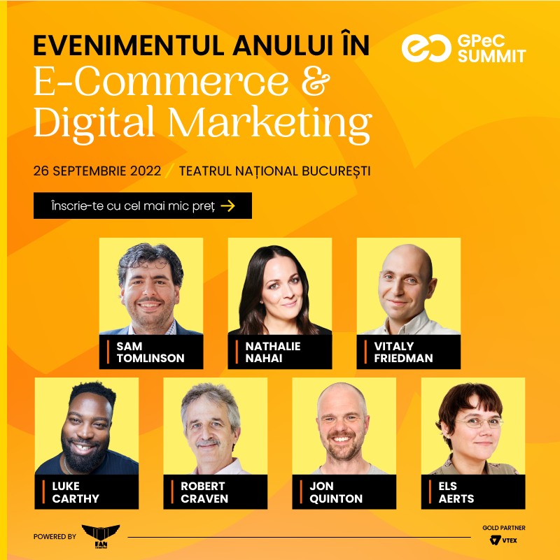 GPeC SUMMIT - Evenimentul Anului în E-Commerce & Digital Marketing